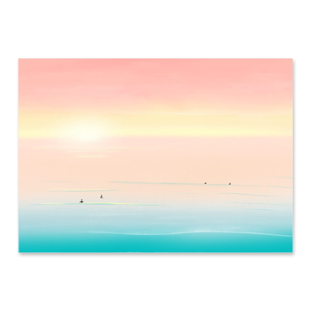 Affiche bord de mer, Douceur naturelle - DENADDA