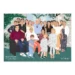 Illustration famille nombreuse de 22 personnes illustré à partir d'une photo et personnalisés avec du texte. DENADDA.