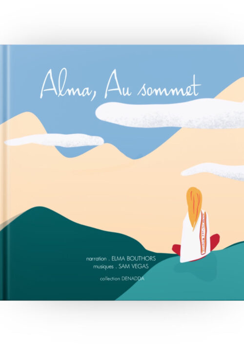 Livre audio personnalisé pour fille avec prénom et couverture. Jolie petite histoire audio en mp3 de la collection DENADDA.
