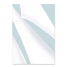 Affiche minimaliste, un dessin d'une voile de bateau, une illustration minimaliste de DENADDA