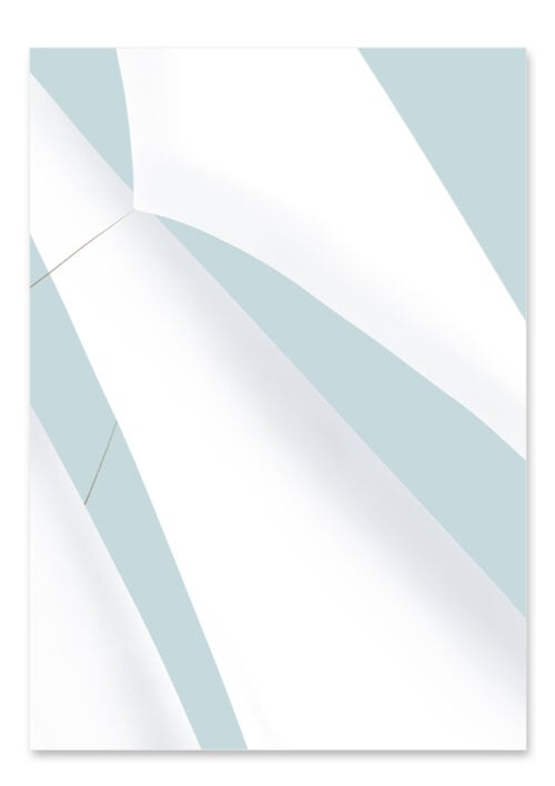 Affiche minimaliste, un dessin d'une voile de bateau, une illustration minimaliste de DENADDA