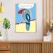 Affiche toucan dans un cadre, dessin d'un toucan avec une citation de Carl Gustav Jung , poster, décoration intérieur, tableau d'une illustration minimaliste de DENADDA.
