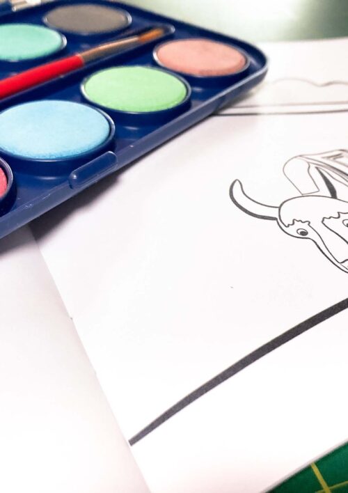 Livre de coloriage - Au sommet Coloriage et palette de couleur du livre de coloriage Au sommet de DENADDA.