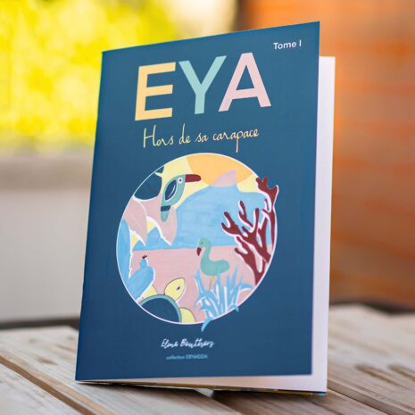 Conte philosophique, EYA une petite tortue, histoire pour les enfants et les adultes, livre illustré de la collection DENADDA.