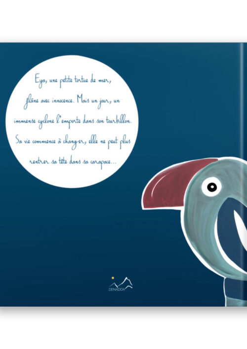 Livre audio - EYA hors de sa carapace - Collection DENADDA Livre audio pour enfant et pour adulte, belle histoire audio avec la voix de Francis HUSTER. EYA une petite tortue de mer. Collection DENADDA