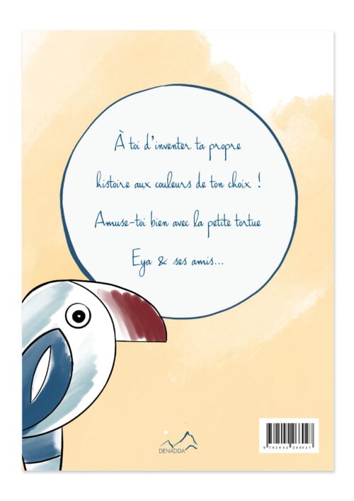 Livre de coloriage - EYA Livre de coloriage, couverture, EYA. Collection DENADDA.