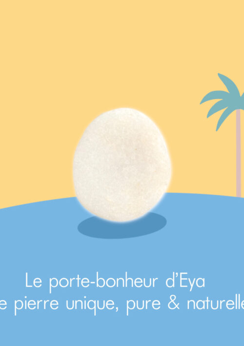 Porte bonheur de ce coffret zen Porte bonheur EYA avec cette pierre unique, pure et naturelle dans ce coffret zen. DENADDA