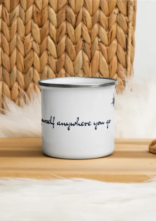 Mug - Zen Mug émaillé avec citation zen de DENADDA