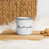 Mug émaillé avec citation zen Denadda