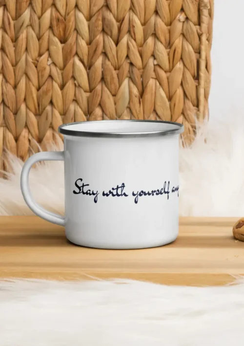 Mug - Zen Mug émaillé avec citation zen Denadda