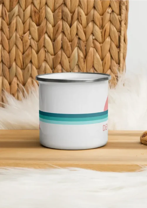 Mug - Denadda or Nada Mug émaillé vintage de la collection DENADDA.