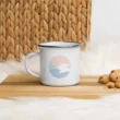 Mug en émail vague et surf de la collection DENADDA.