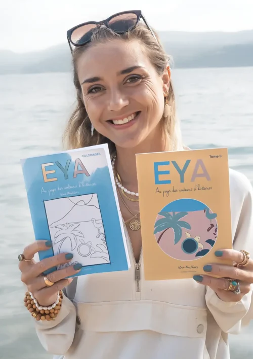 Conte et coloriages - Offre DUO - EYA au pays des conteurs d'histoires - Tome II Elma présente l'offre DUO. le conte philosophique illustré accompagné du livret de coloriages. EYA au pays des conteurs d'histoires. Collection DENADDA.