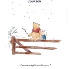 Affiche Winnie l'ourson et l'amour. Une illustration de Denadda inspirée par A.A. Milne & E.H. Shepard.