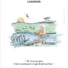 Affiche Winnie l'ourson et la libellule. Une illustration de Denadda inspirée par A.A. Milne & E.H. Shepard.