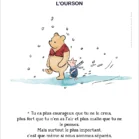 Affiche Winnie l'ourson et Porcinet sous la neige. Une illustration de Denadda inspirée par A.A. Milne & E.H. Shepard.