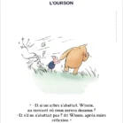 Affiche Winnie l’ourson et Porcinet, le vent souffle. Une illustration de Denadda inspirée par A.A. Milne & E.H. Shepard.