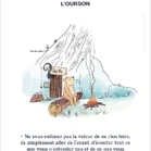Affiche Winnie l'ourson devant sa maison. Une illustration de Denadda inspirée par A.A. Milne & E.H. Shepard.