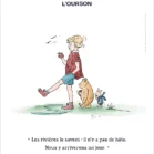 Affiche Winnie l'ourson, Jean Christophe et Porcinet sur le chemin. Une illustration de Denadda inspirée par A.A. Milne & E.H. Shepard.
