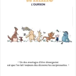 Affiche Winnie l'ourson et ses amis. Une illustration de Denadda inspirée par A.A. Milne & E.H. Shepard.