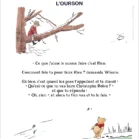 Affiche Winnie l’ourson et Jean-Christophe, ne rien faire. Une illustration de Denadda inspirée par A.A. Milne & E.H. Shepard.