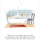 Illustration Winnie l'ourson dans la salle de bain. Une affiche de Denadda inspirée par A.A. Milne & E.H. Shepard.