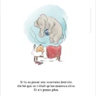 Illustration Winnie l'ourson et l'Éfélant. Une affiche de Denadda inspirée par A.A. Milne & E.H. Shepard.