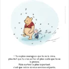 Illustration Winnie l'ourson et Porcinet sous la neige. Une affiche de Denadda inspirée par A.A. Milne & E.H. Shepard.