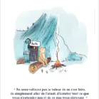 Illustration Winnie l'ourson devant sa maison. Une affiche de Denadda inspirée par A.A. Milne & E.H. Shepard.