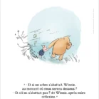 IllustrationWinnie l’ourson et Porcinet, le vent souffle. Une affiche de Denadda inspirée par A.A. Milne & E.H. Shepard.