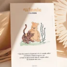 Poster Tigrou et Winnie l'ourson. Une illustration de Denadda inspirée par A.A. Milne & E.H. Shepard.
