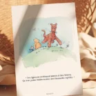 Poster Tigrou avec citation de Winnie l'ourson. Une illustration de Denadda inspirée par A.A. Milne & E.H. Shepard.