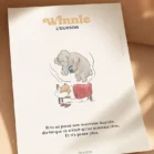 Poster Winnie l'ourson et l'Éfélant. Une illustration de Denadda inspirée par A.A. Milne & E.H. Shepard.