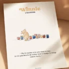 Poster Winnie l'ourson et ses pots de miel. Une illustration de Denadda inspirée par A.A. Milne & E.H. Shepard.