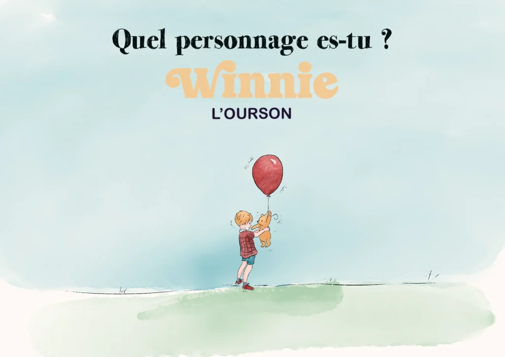 Test Winnie l'Ourson - Quel personnage de Winnie l'Ourson es-tu ? Illustration de Denadda.