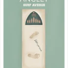 Affiche Anglet Surf Avenue personnalisée avec un prénom et une couleur. Denadda
