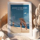 Cadre du Bassin d'Arcachon avec le Banc d'Arguin. Une création de Denadda