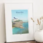 Cadre Biarritz La Villa Belza. Denadda