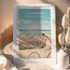Cadre de la Pointe du Cap Ferret, balade à vélo avec vue sur le Bassin d'Arcachon. Denadda