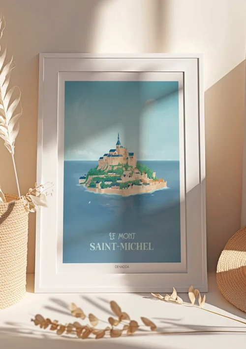 Cadre Mont Saint-Michel Cadre Mont Saint-Michel en Normandie. Denadda
