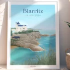 Tableau Biarritz La Villa Belza. Denadda