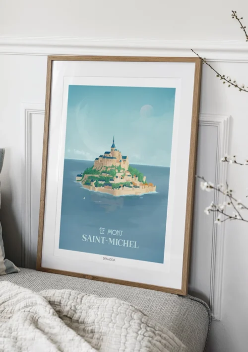 Tableau Mont Saint-Michel Tableau Mont Saint-Michel, Normandie. Denadda