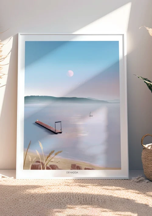 Tableau Gorges du Verdon "Lac de Sainte-Croix" Tableau zen d'un lever de soleil sur le lac de Sainte-Croix dans les Gorges du Verdon. Denadda